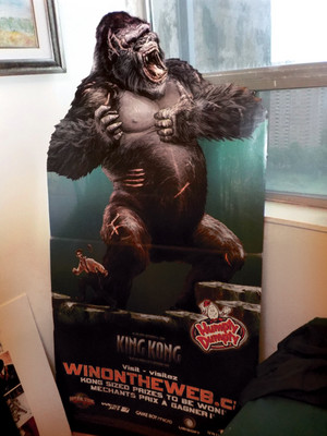  Kong pre release tie-in standie
