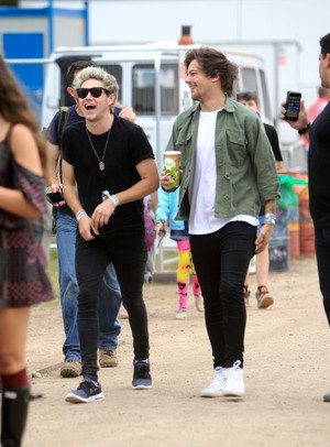 Louis and Niall at Glastonbury Festival