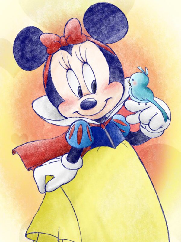 Minnie マウス Dressed As Snow White ディズニー 愛 写真 ファンポップ