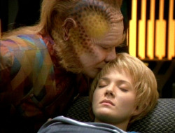 Neelix and Kes (Star Trek, Voyager).