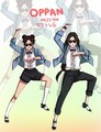 Neji and Tenten_Naruto_Gangnam Style parody_Oppa Gangnam Style xD (fnart) - anime photo
