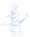Olaf       - frozen fan art