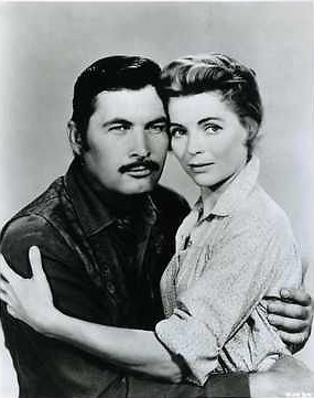 Old Yeller Portrait - Fess Parker and Dorothy McGuire