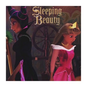  Rapunzel and Mother Gothel in Sleeping Beauty