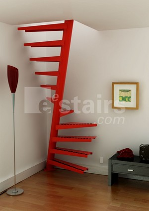  Red stairs