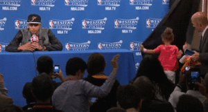  Riley at the Press Conference