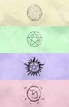 SPN Symbols  - supernatural fan art