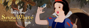  Snow white and bird fondo de pantalla