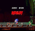 Sonic Wins - sonic-the-hedgehog fan art