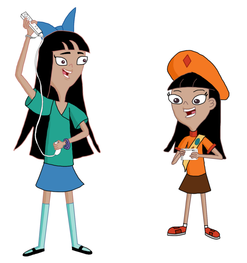 stacy from phineas & ferb tagahanga Art: Stacy and Ginger.