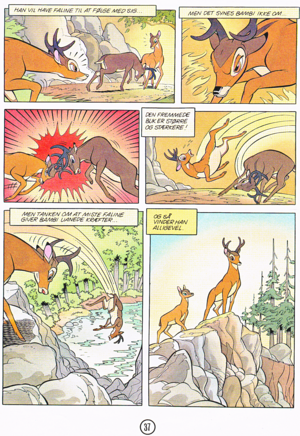  Walt डिज़्नी Movie Comics - Bambi (Danish Edition)