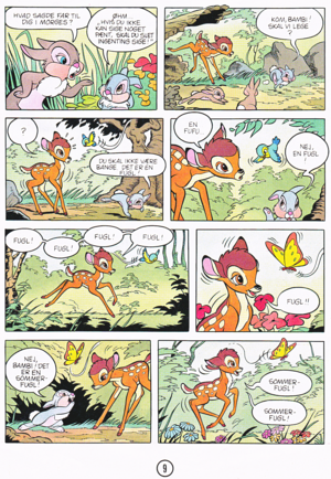  Walt ডিজনি Movie Comics - Bambi (Danish Edition)