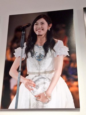 Watanabe Mayu photos on display at the SSK Museum 