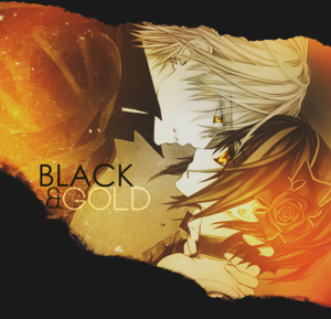  Zero/Yuuki Fanart - Black And सोना