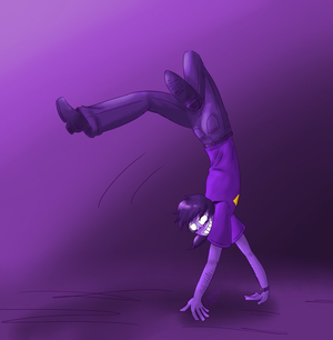  purple guy is a badass killer