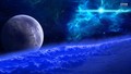 space - Blue Cosmos wallpaper