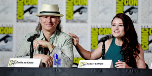 Bobby and Emilie at Comic Con