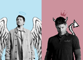 Dean and Castiel  - supernatural fan art