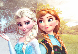  Elsa and Anna (Winter and Autumn)