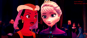  Elsa and Tiana