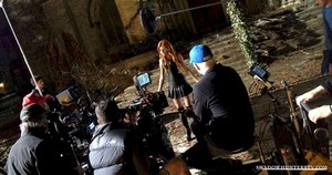 Exclusive behind the scenes foto from 'Shadowhunters' set