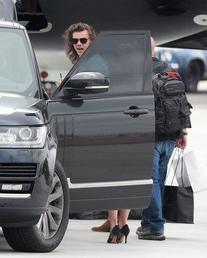  Harry At the airport in furgão, van Nuys
