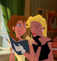 Helga and Jane - disney-crossover fan art