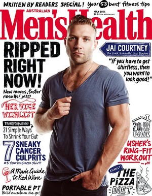  Jai Courtney - Men's Health Australia Cover - May 2014