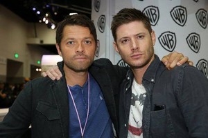  Jensen and Misha at Comic Con 2015