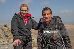  Kate and くま, クマ Grylls Running Wild