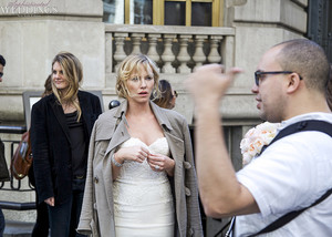 Kelli Giddish - Sophisticated Weddings NY Photoshoot - Behind the Scenes