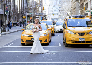 Kelli Giddish -  Sophisticated Weddings NY Photoshoot - Behind the Scenes