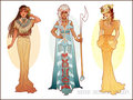 Pocahontas, Kida and Jane - disney-princess fan art