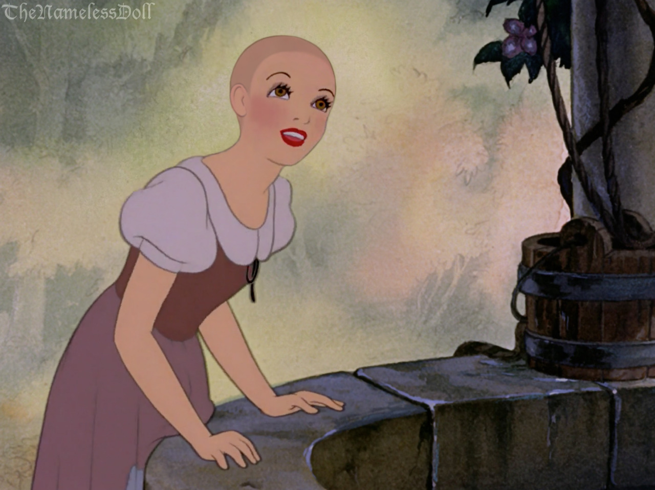 Snow White with no hair - Những nàng công chúa Disney bức ảnh (38637180) -  fanpop