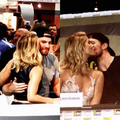 Stemily Kisses  - San Diego Comic-Con July 11, 2015 - stephen-amell-and-emily-bett-rickards photo