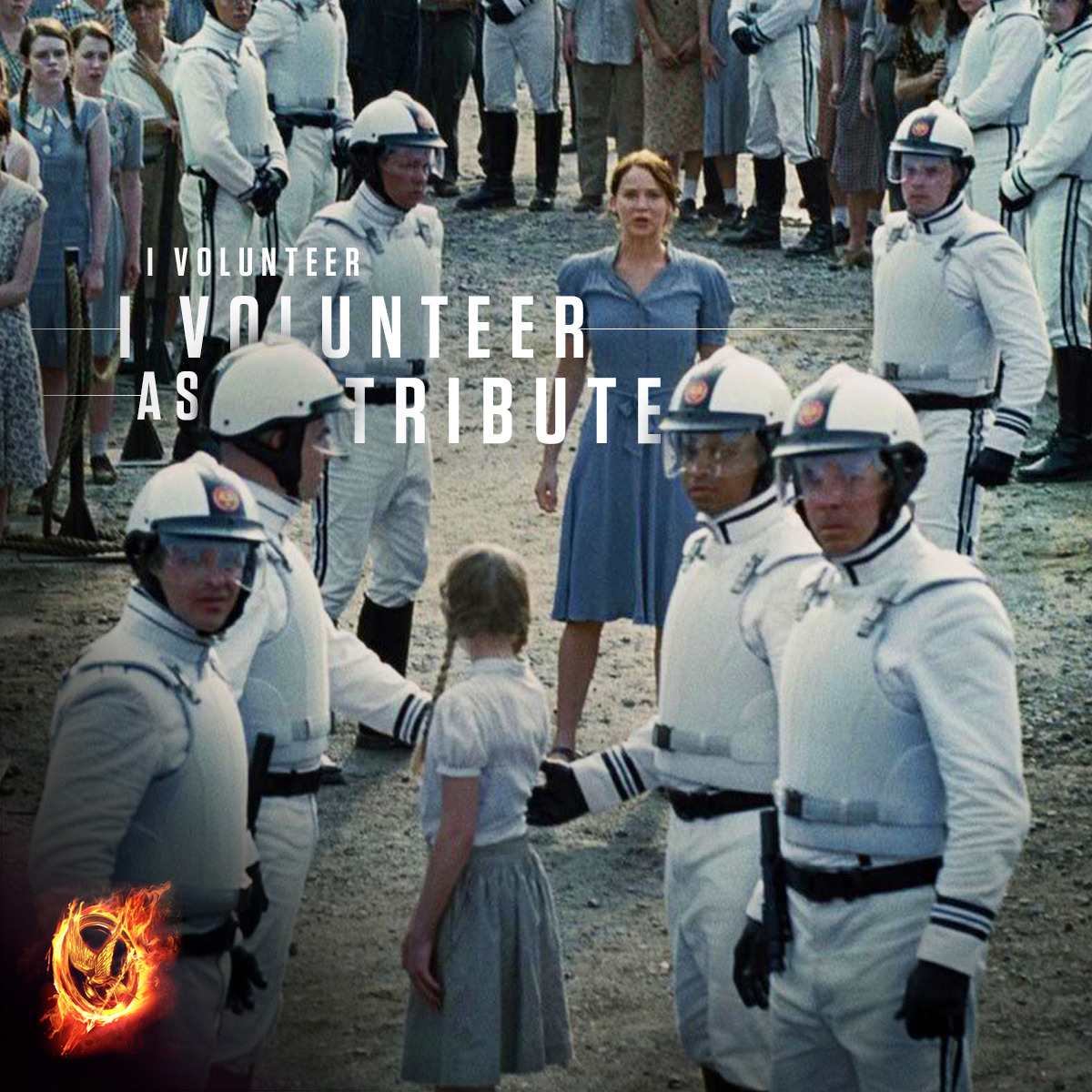 "I Volunteer" The Hunger Games Wallpaper (38751112) Fanpop