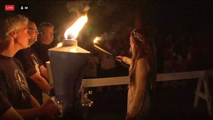  Candlelight vigil at Graceland for Elvis 2015.