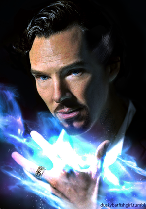 Benedict as Dr. Strange