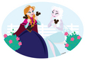 DisneySide Doodles: Anna and Elsa find favorite frozen treats - frozen fan art