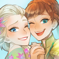 Elsa and Anna - frozen-fever fan art
