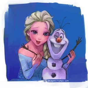  Elsa and Olaf