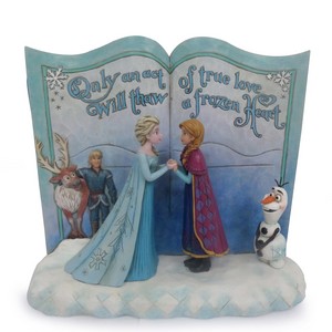  Frozen - Act of Love Story Book Figurine سے طرف کی Jim ساحل