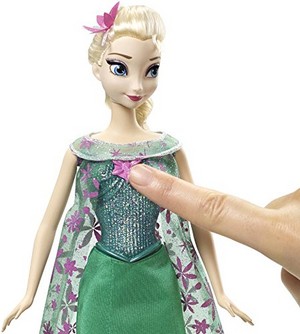  Frozen Fever bernyanyi Elsa Doll