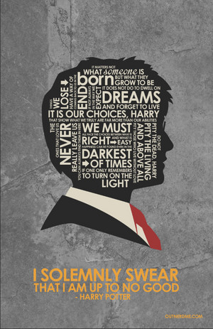  Harry Potter Quote Poster