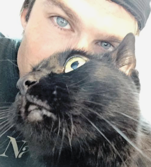  Ian With a Cat