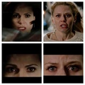 No need for words. It's all in the eyes. - regina-and-emma fan art