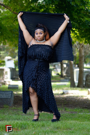 Noneillah Black Collection In Tribute to Sean Cos Mason With Model Lauryn P