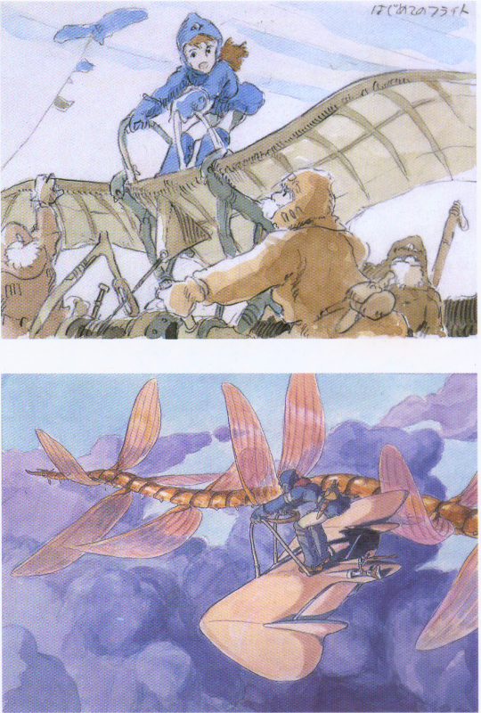 Original Illustrations from Nausicaä of the Valley of the Wi