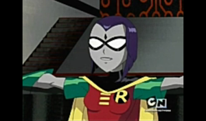  Raven wearing Robin's uniform