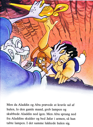 Walt Disney Book Images - Jafar, Abu & Prince Aladdin